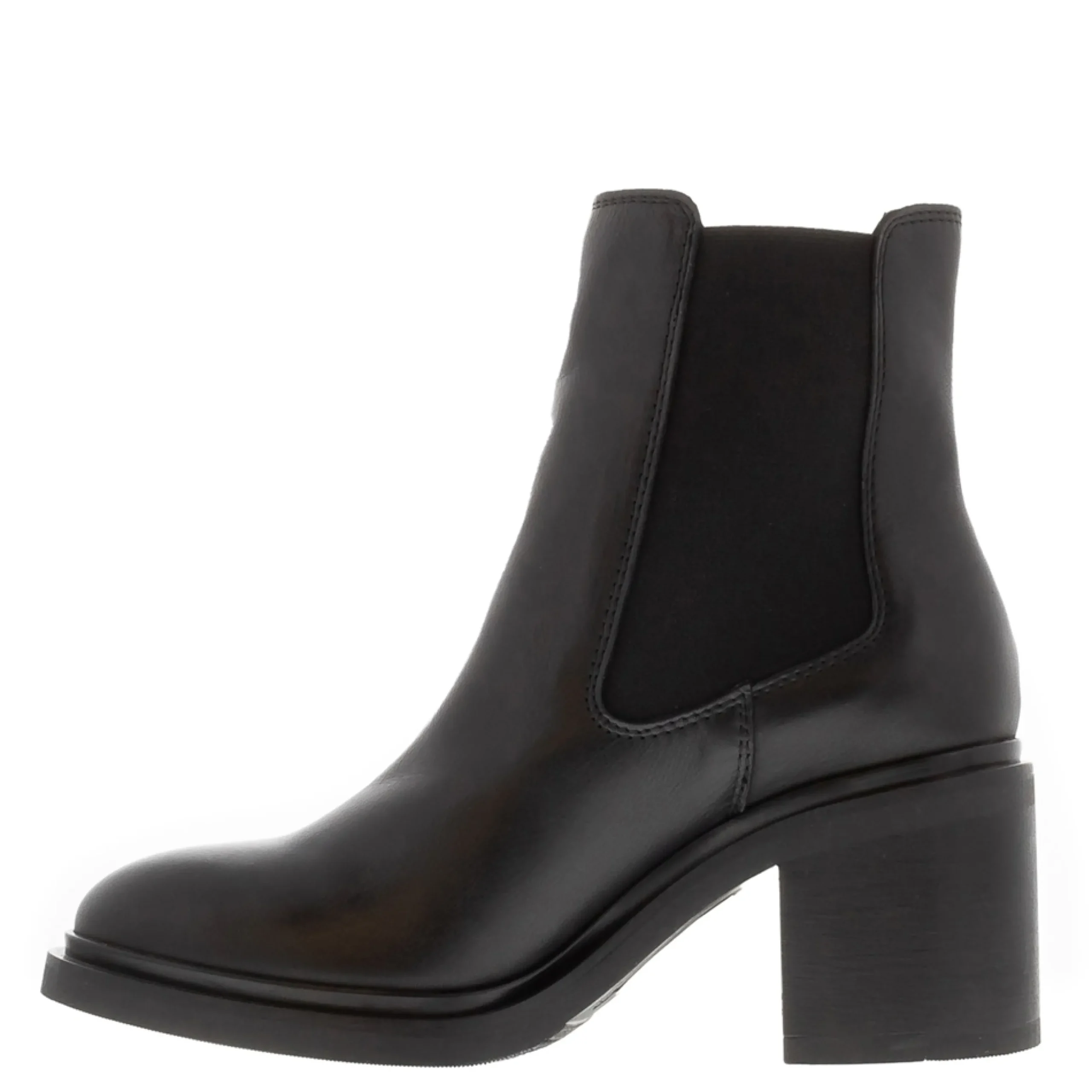 Morone Black Leather Chelsea Boots