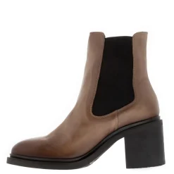 Morone Taupe Leather Chelsea Boots