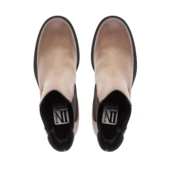 Morone Taupe Leather Chelsea Boots