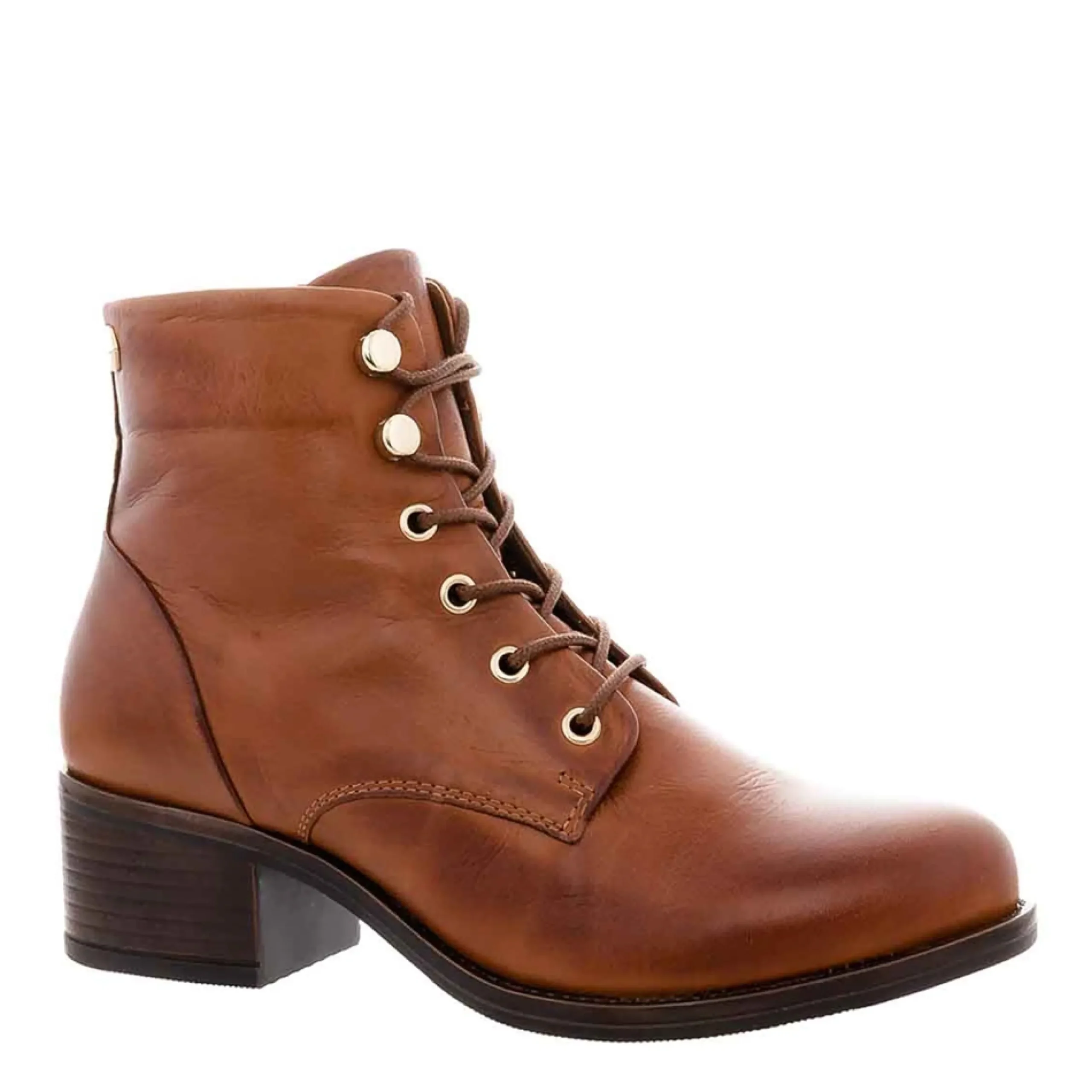 Ocean Tan Leather Lace Up Ankle Boots