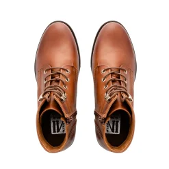 Ocean Tan Leather Lace Up Ankle Boots