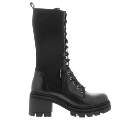 Orson Black Leather Ankle Boots