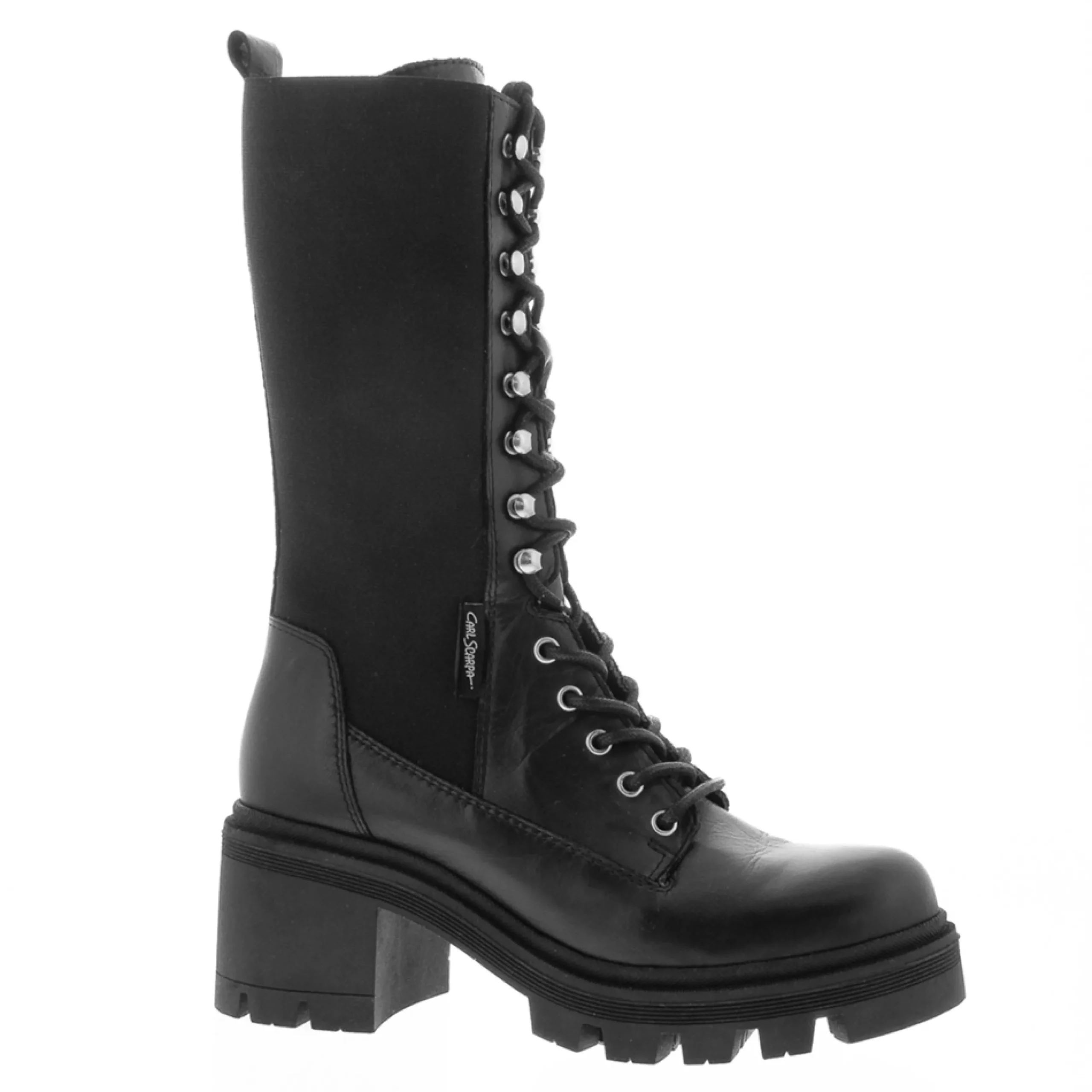 Orson Black Leather Ankle Boots