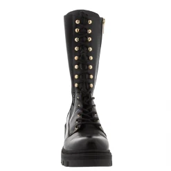 Orson Black Leather Ankle Boots