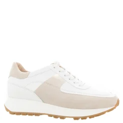 Polo White And Beige Leather Trainers