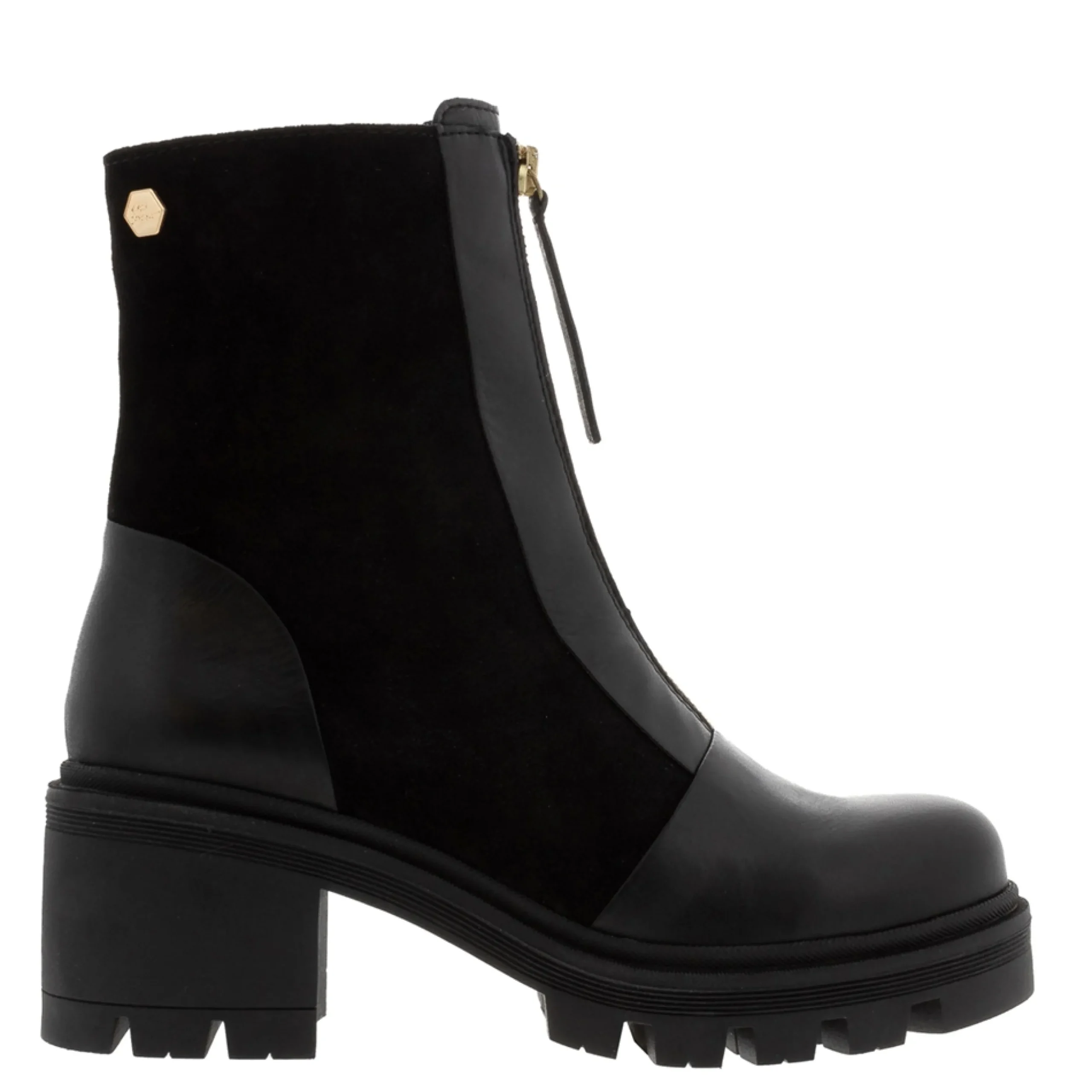 Ranzoni Black Leather Ankle Boots