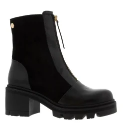 Ranzoni Black Leather Ankle Boots