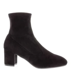 Rose Black Suede Ankle Boots