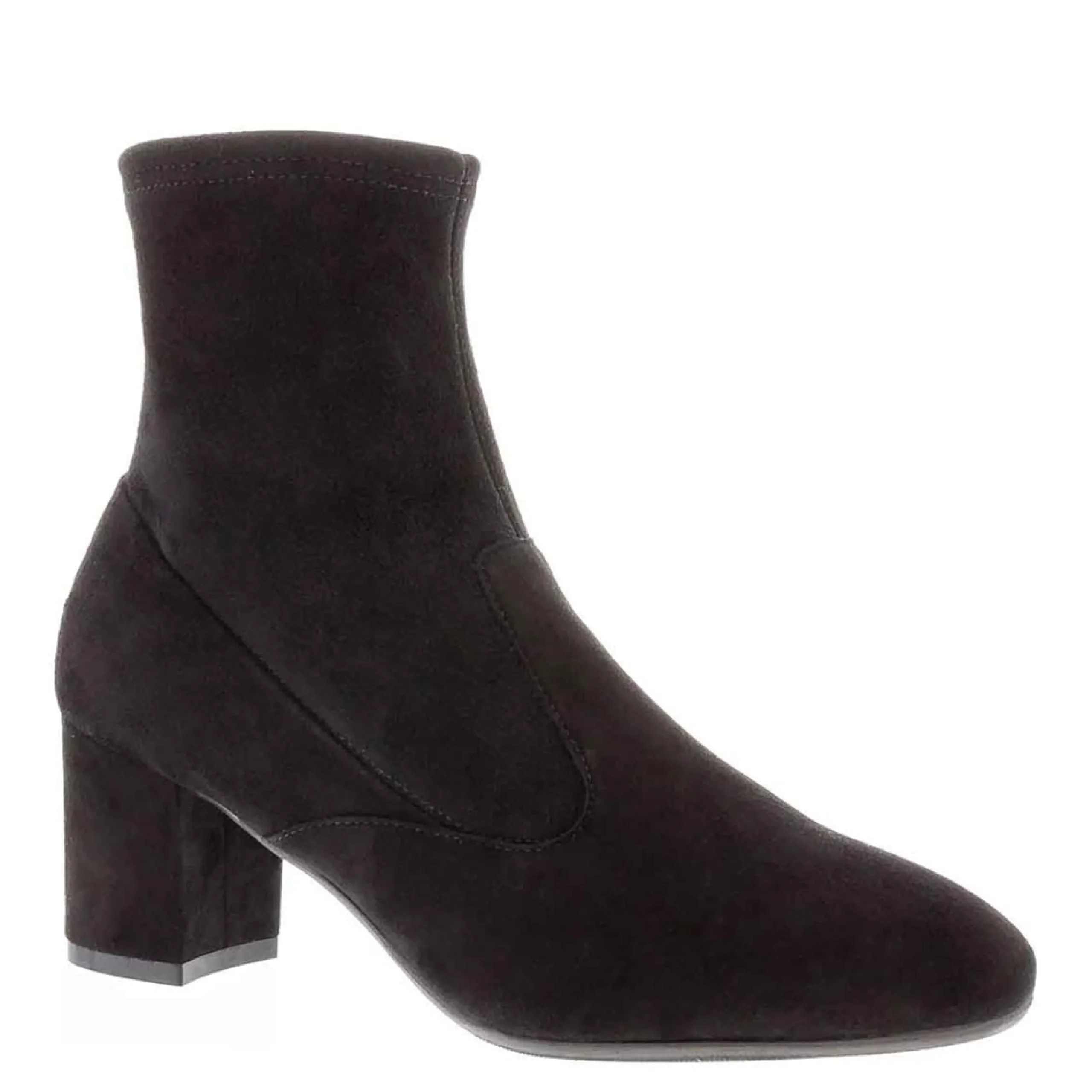 Rose Black Suede Ankle Boots