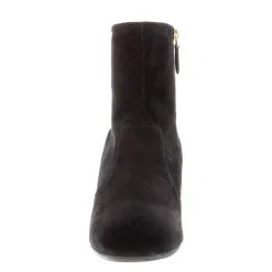 Rose Black Suede Ankle Boots