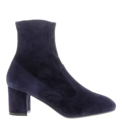 Rose Navy Suede Ankle Boots