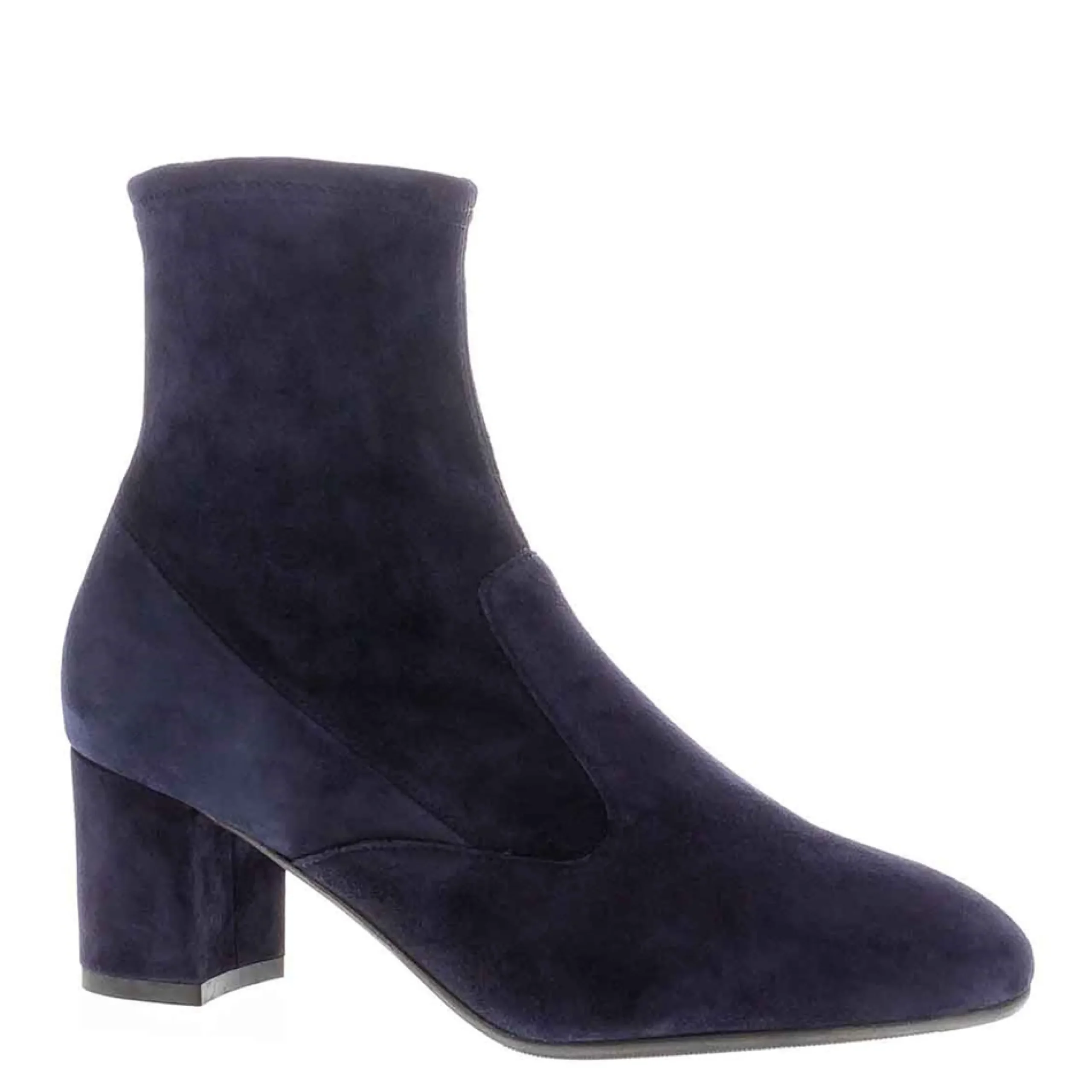 Rose Navy Suede Ankle Boots