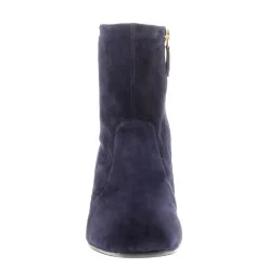 Rose Navy Suede Ankle Boots