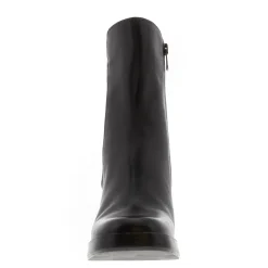 Saxby Black Leather Ankle Boots