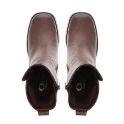 Saxby Tan Leather Ankle Boots