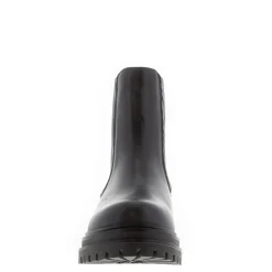 Selessia Navy Leather Chelsea Boots