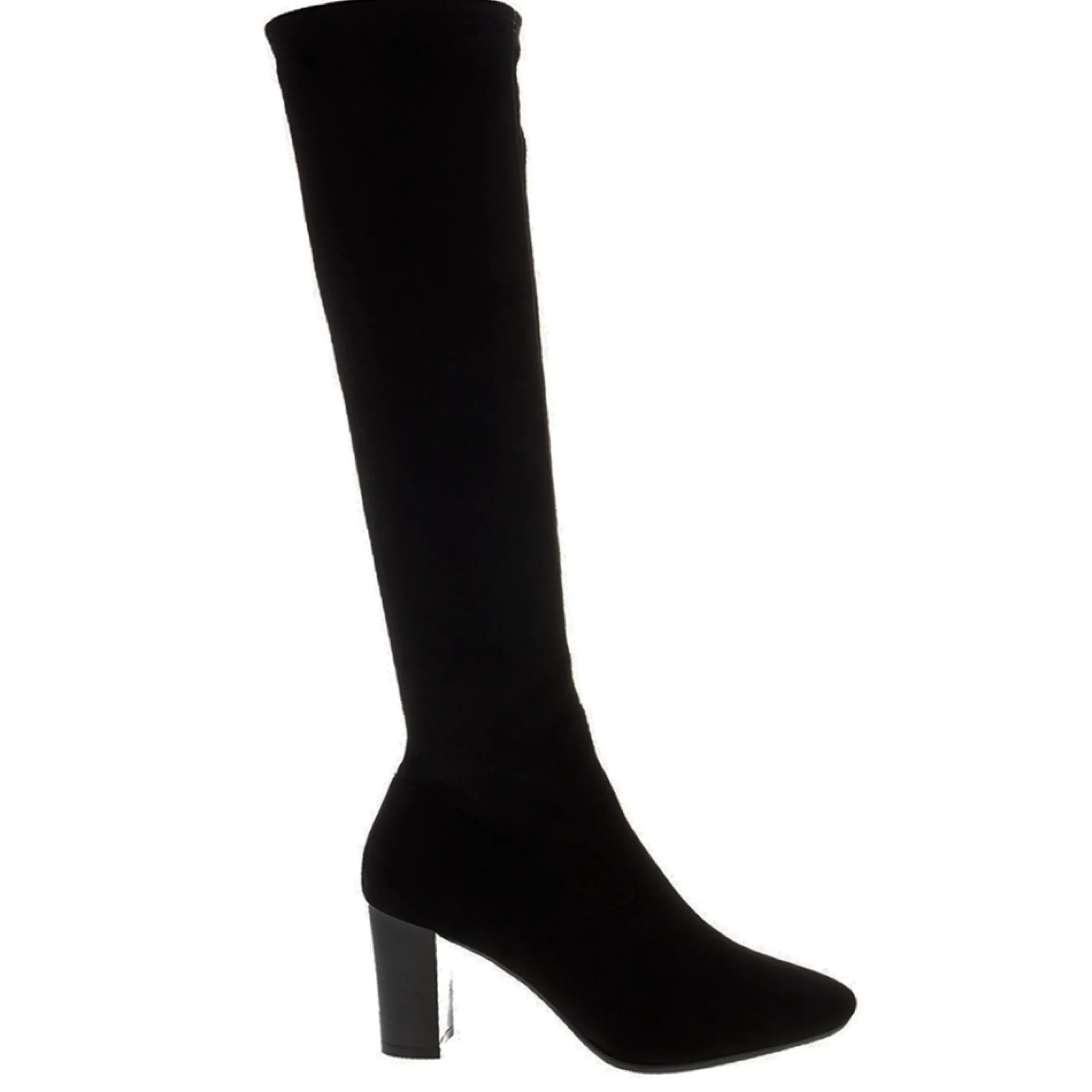 Spirit Black Suede Knee High Boots