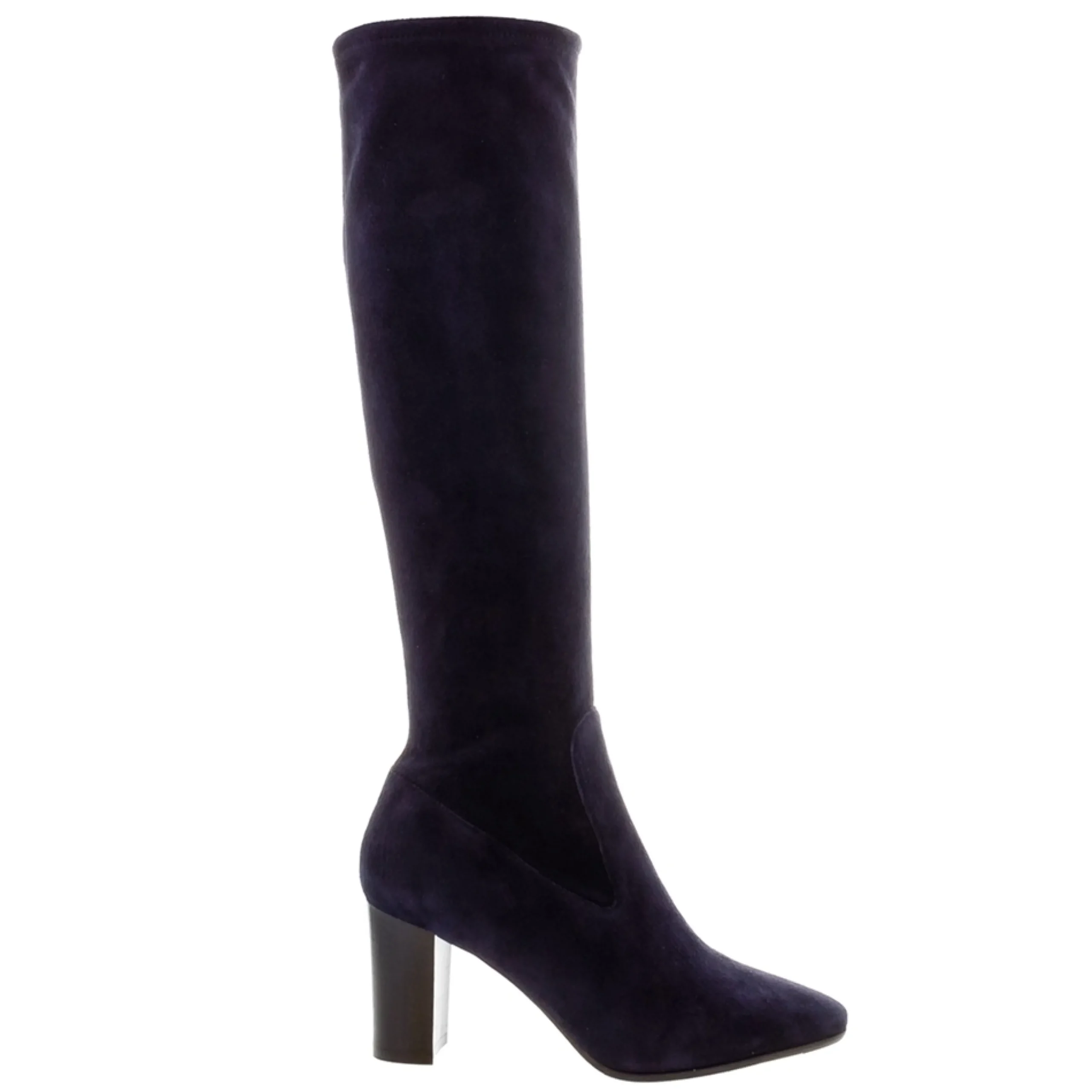 Spirit Navy Suede Knee High Boots