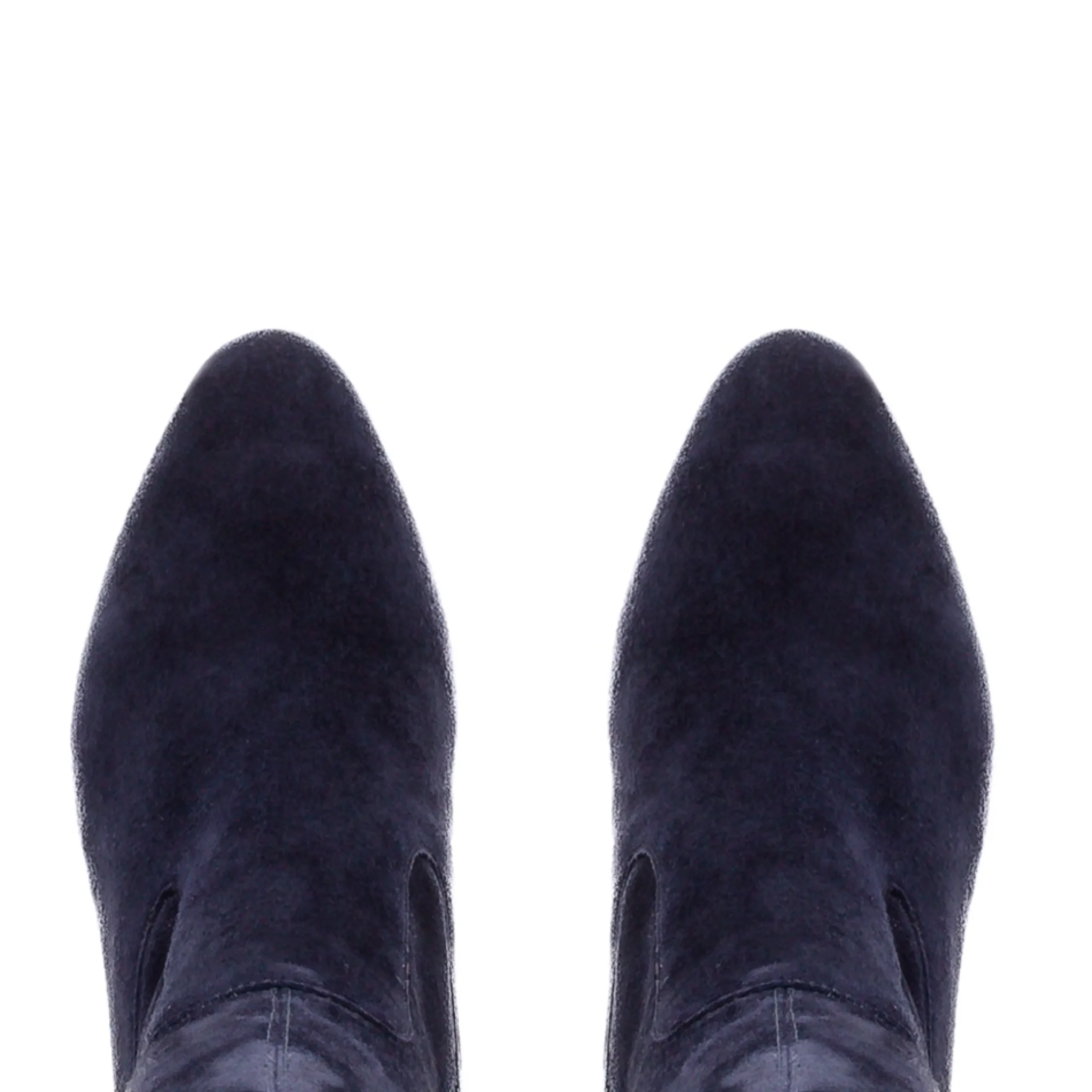 Spirit Navy Suede Knee High Boots