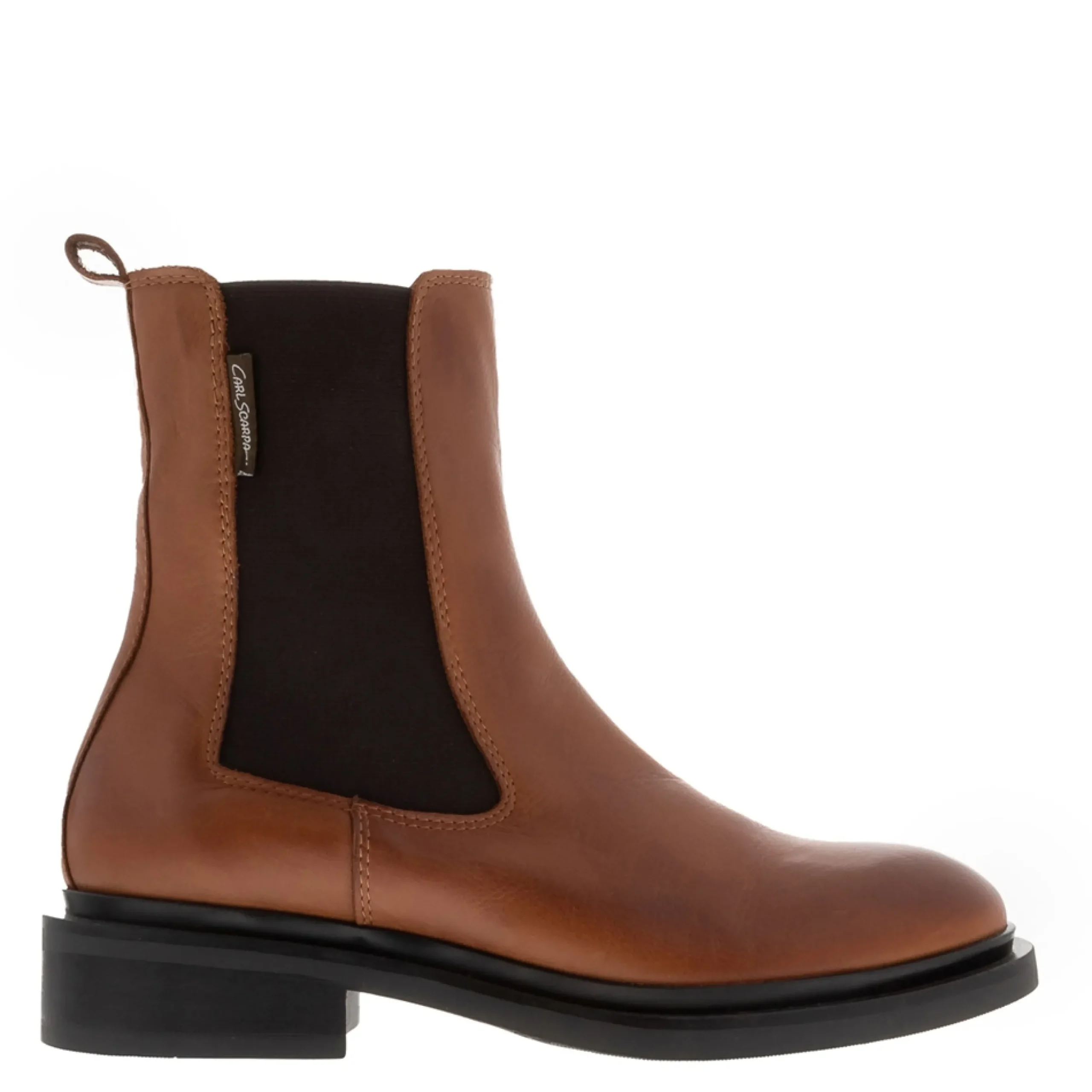 Torino Tan Leather Chelsea Boots