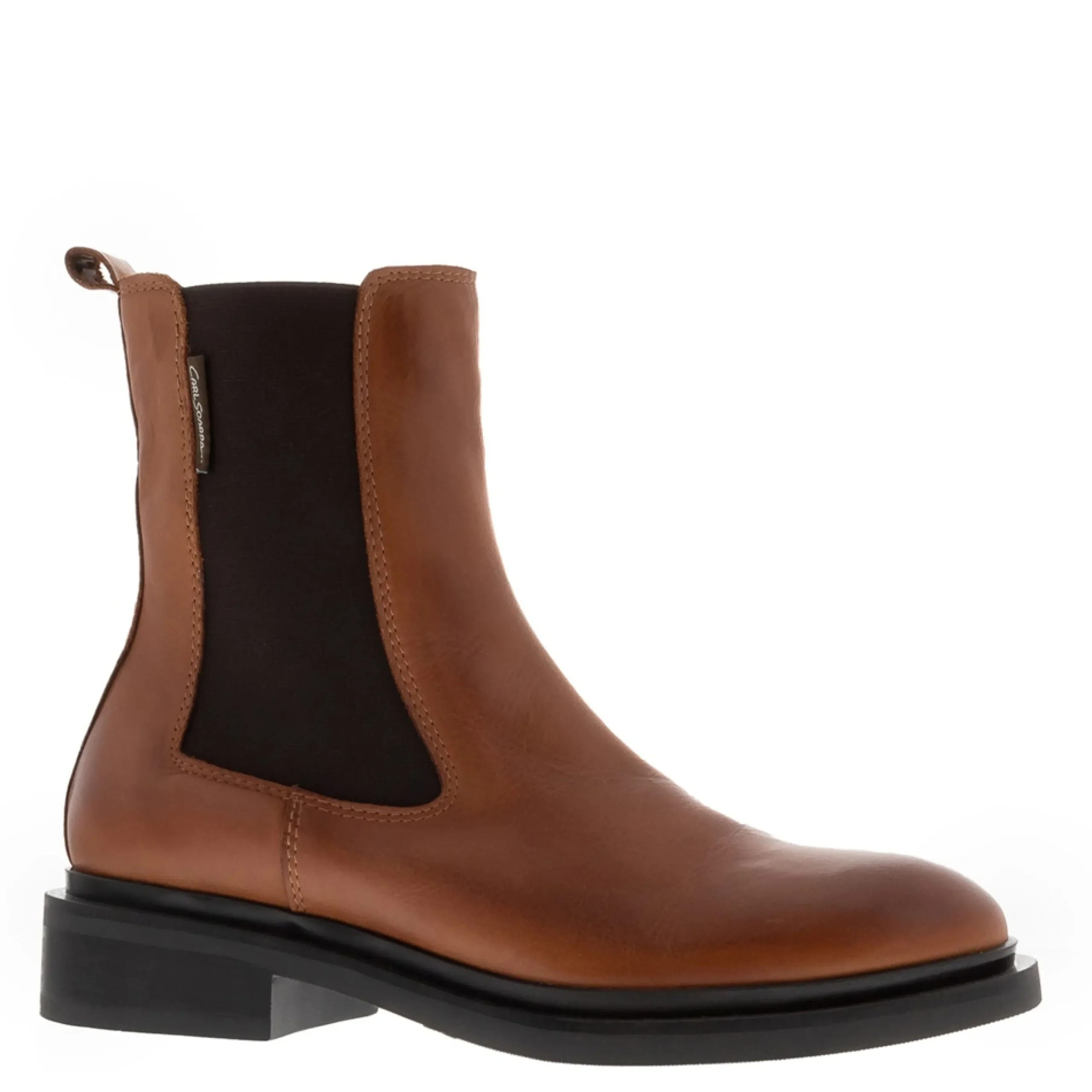 Torino Tan Leather Chelsea Boots