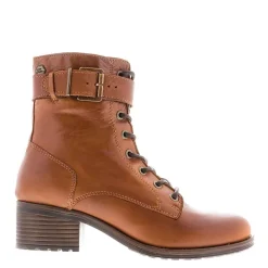 Turner Tan Leather Lace Up Ankle Boots