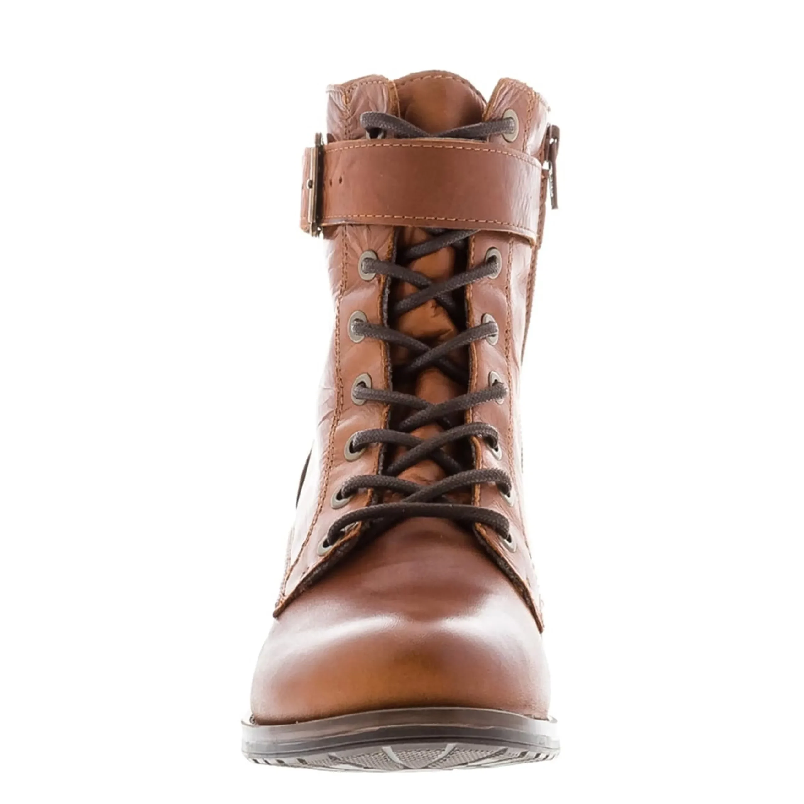 Turner Tan Leather Lace Up Ankle Boots