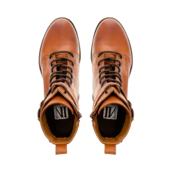 Turner Tan Leather Lace Up Ankle Boots