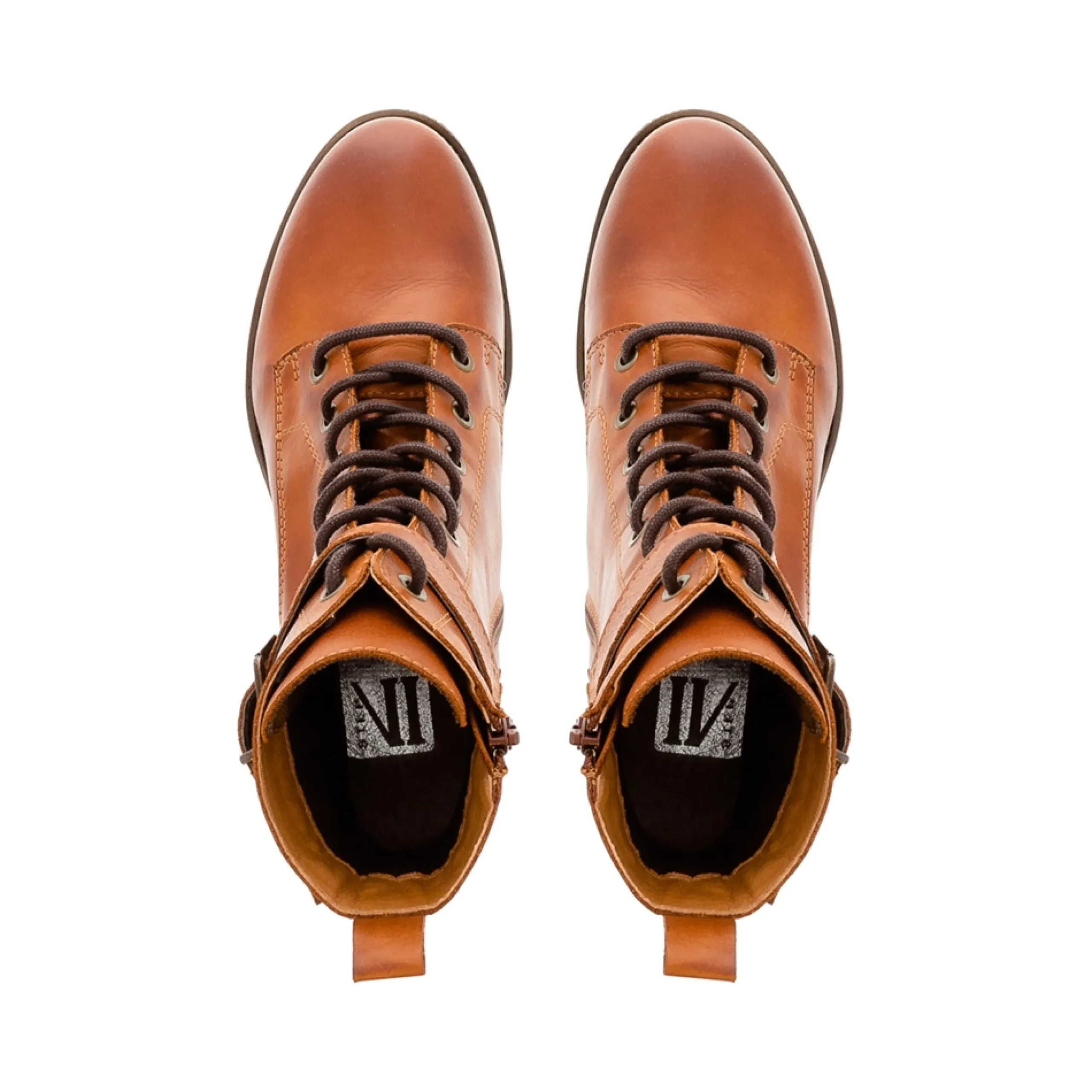 Turner Tan Leather Lace Up Ankle Boots
