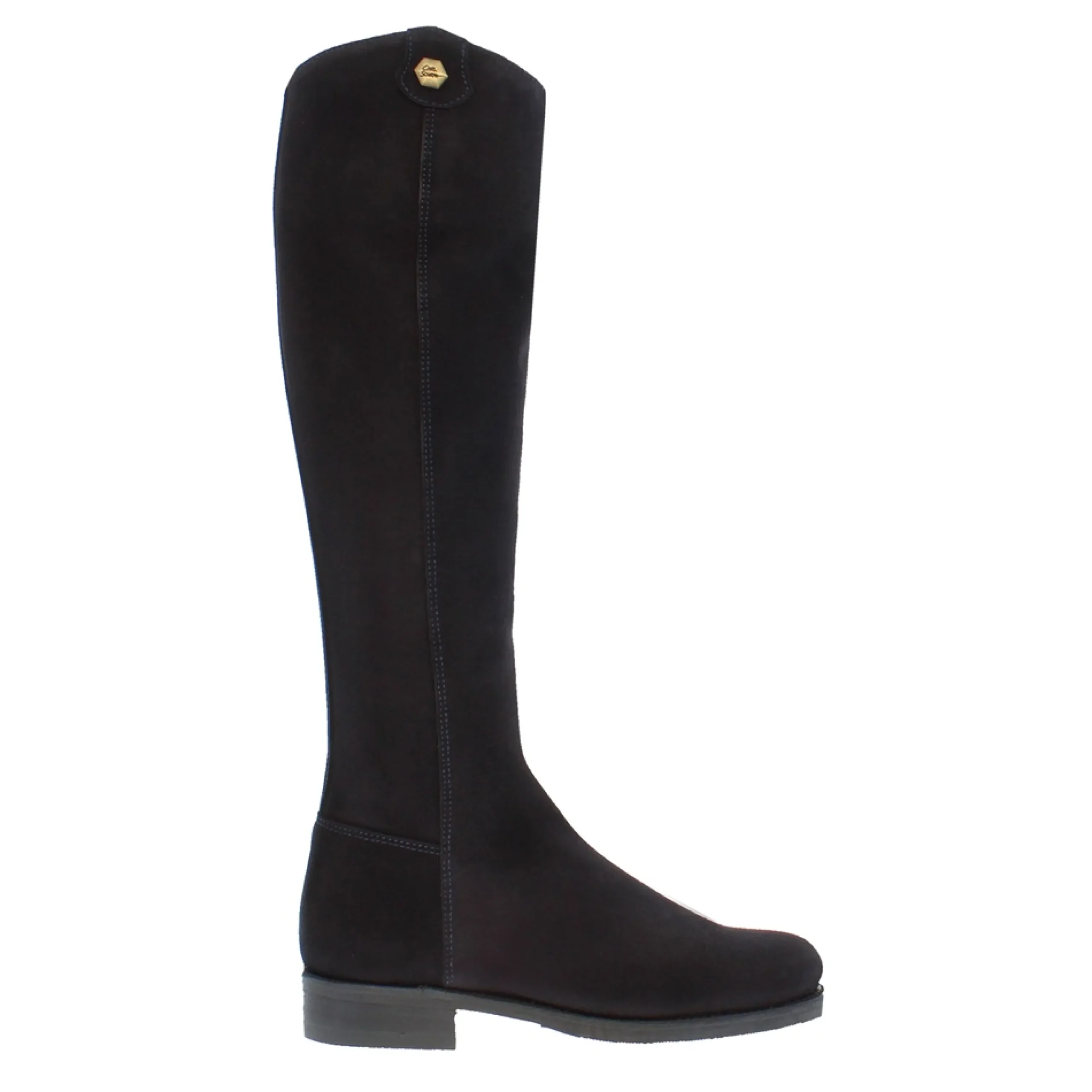 Vanessa Navy Suede Boots