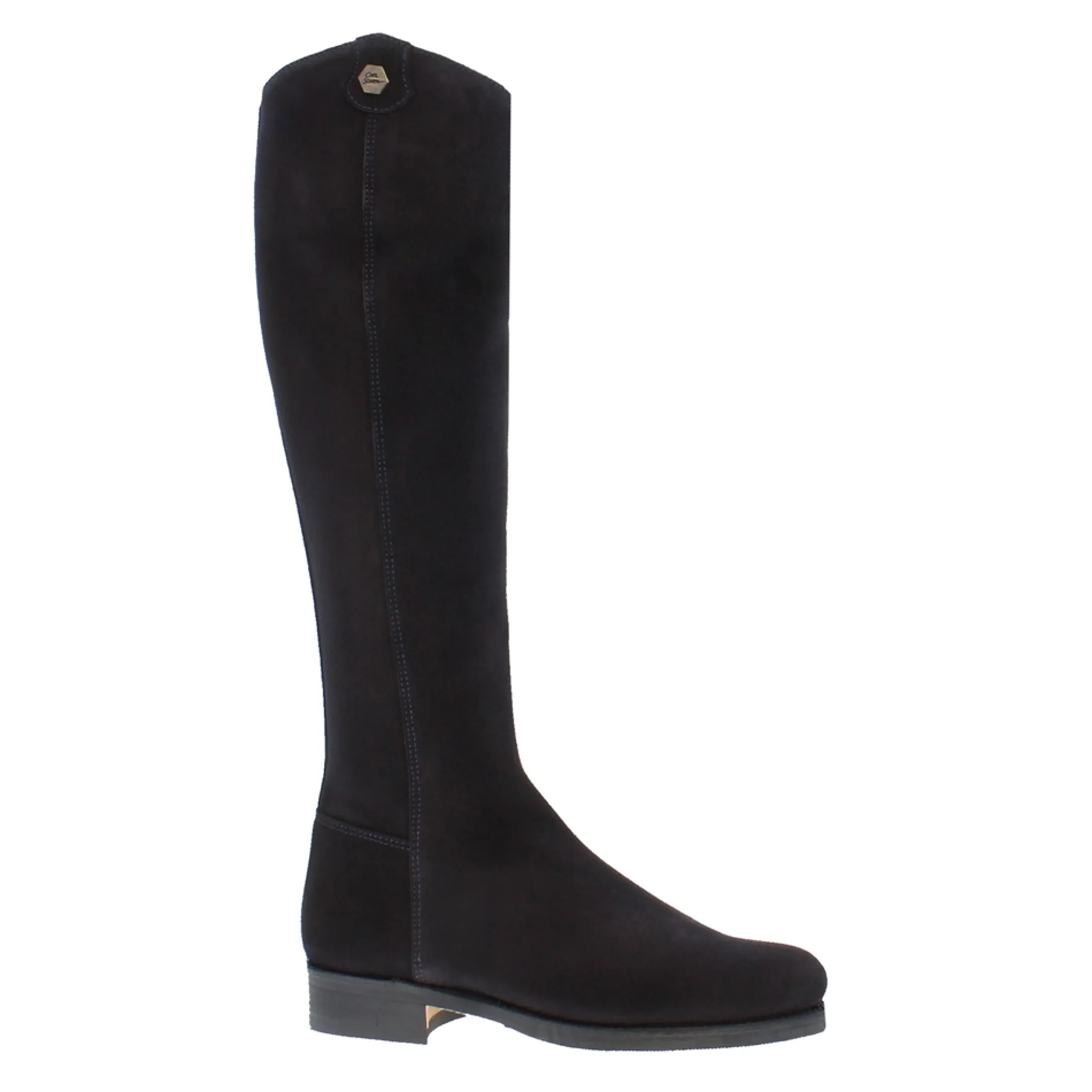 Vanessa Navy Suede Boots