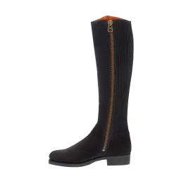 Vanessa Navy Suede Boots