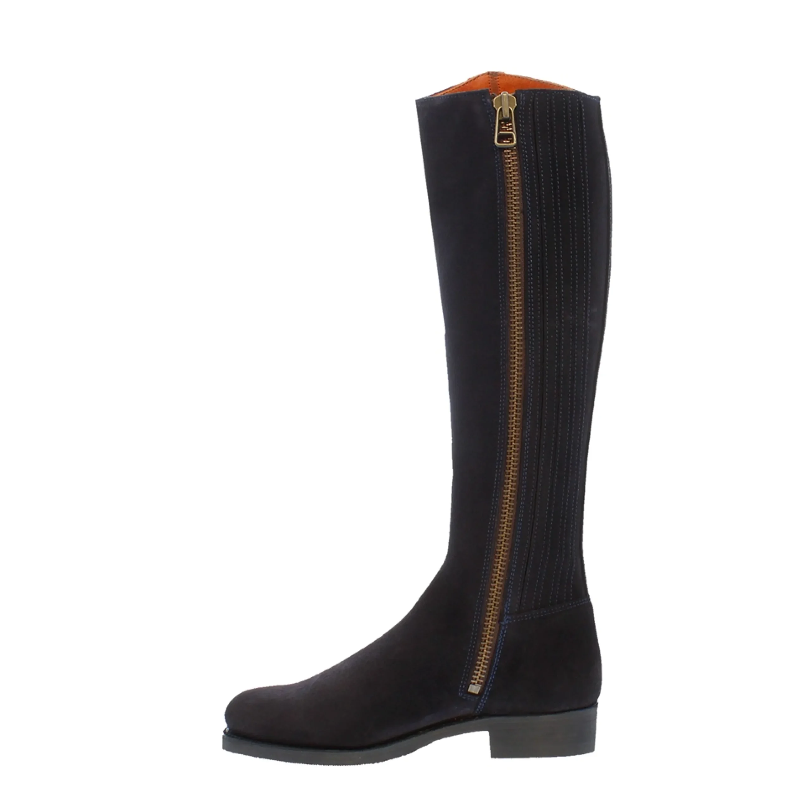 Vanessa Navy Suede Boots