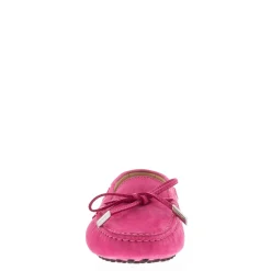 Venerdi Fuchsia Nubuck Suede Loafers