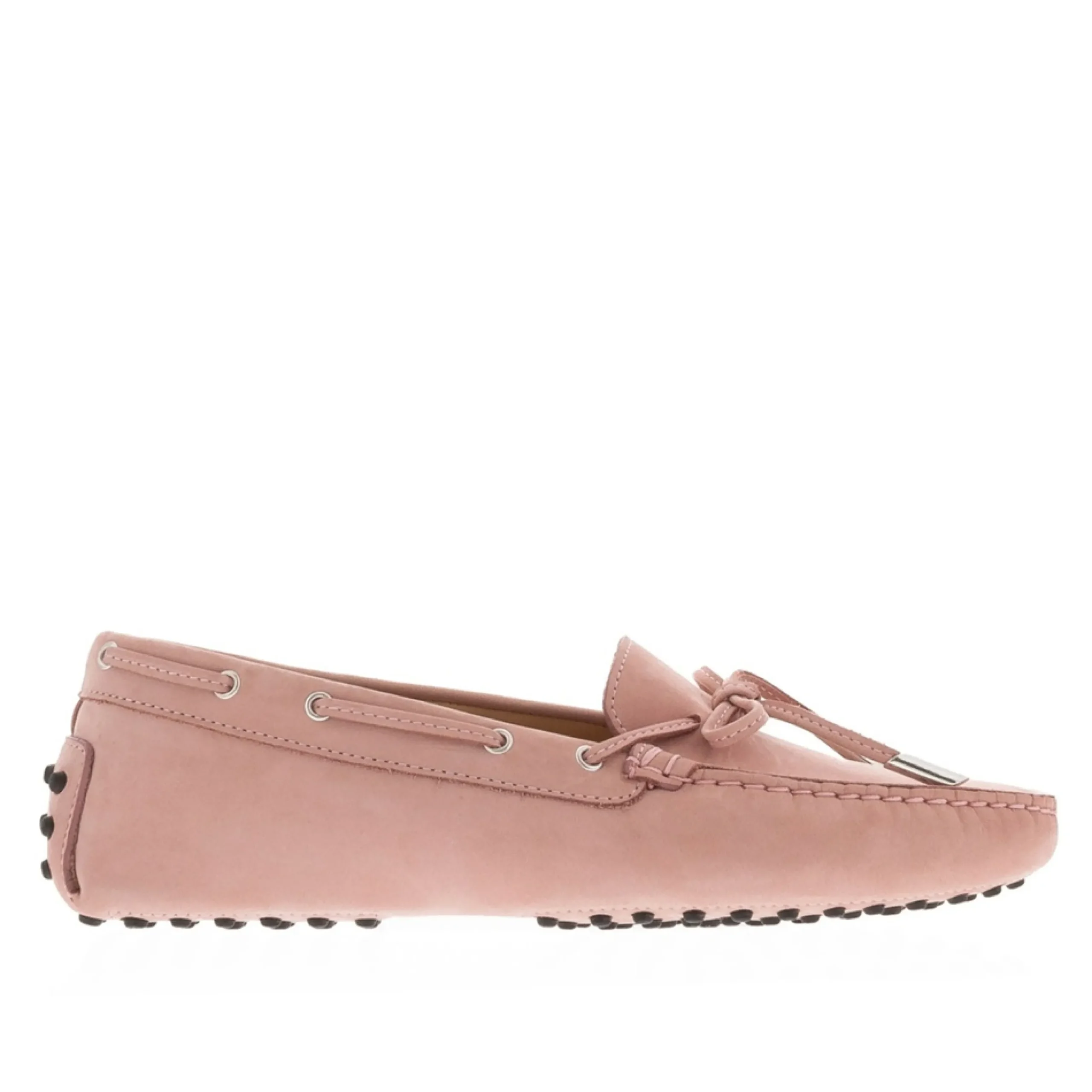Venerdi Light Pink Nubuck Suede Loafers