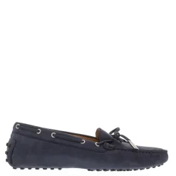 Venerdi Navy Nubuck Suede Loafers