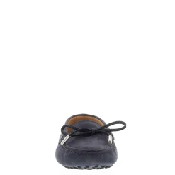 Venerdi Navy Nubuck Suede Loafers