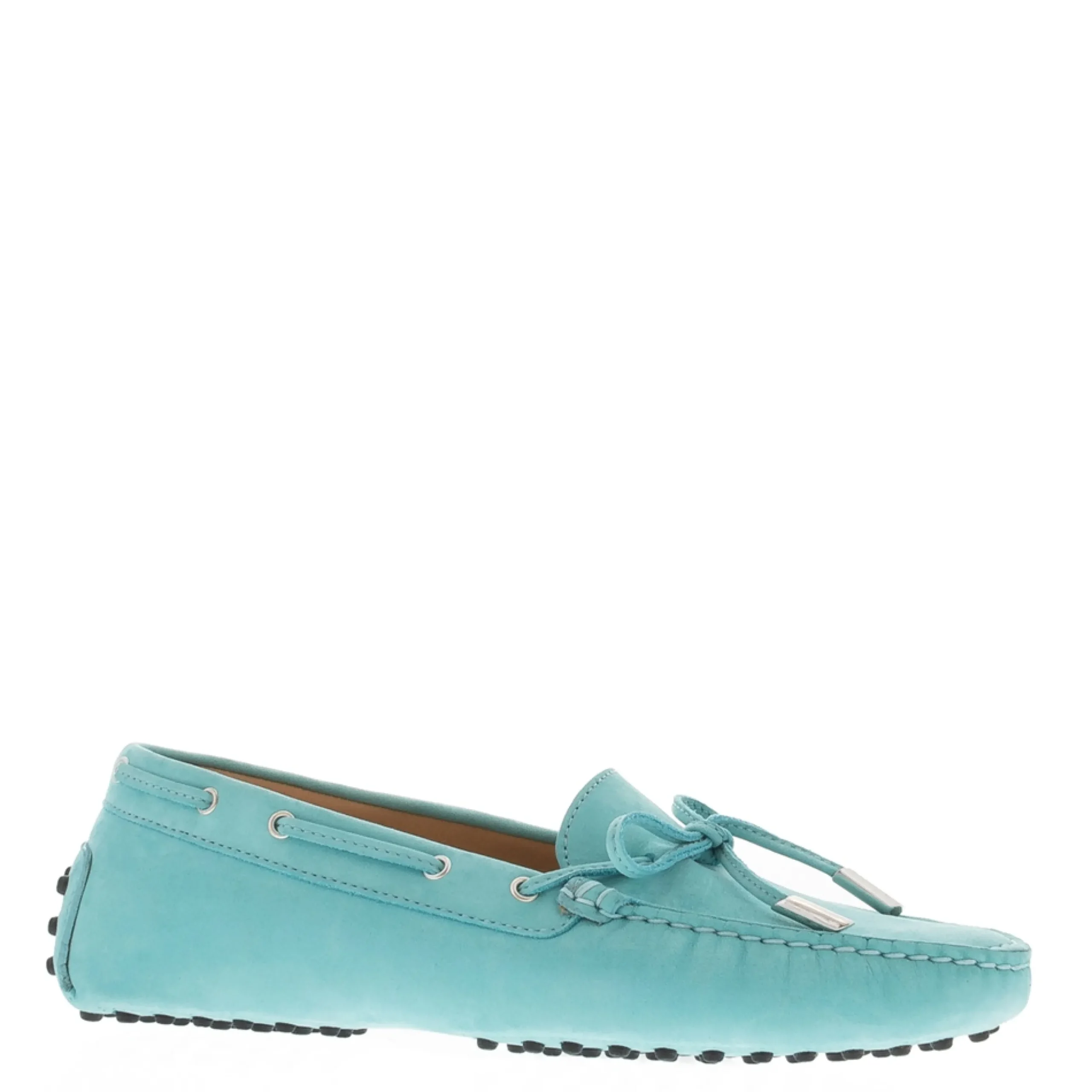 Venerdi Turquoise Nubuck Suede Loafers