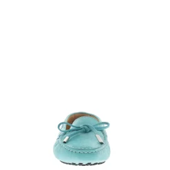 Venerdi Turquoise Nubuck Suede Loafers