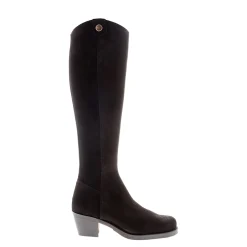 Viola Black Suede Boots
