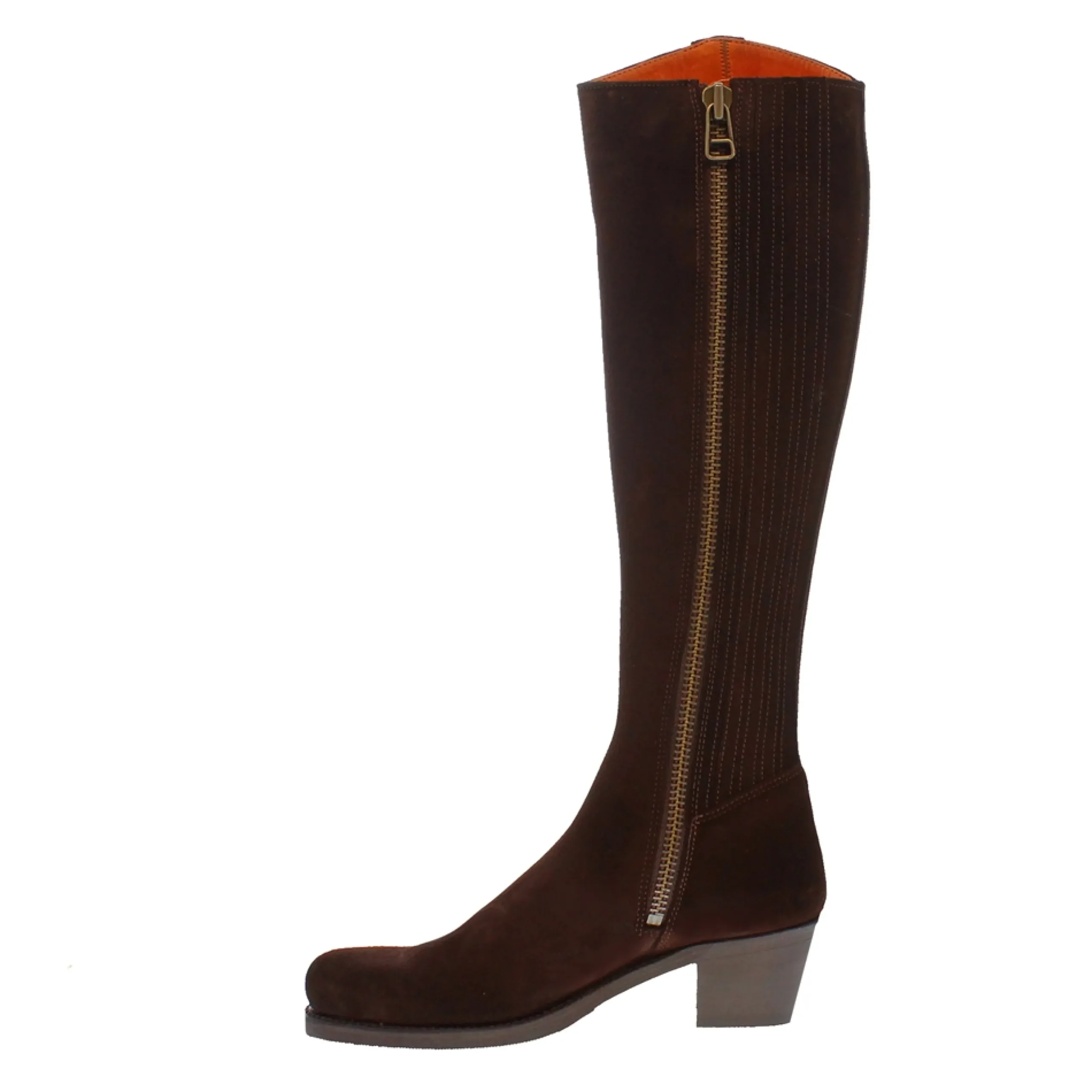 Viola Brown Suede Boots