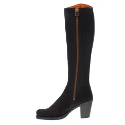 Vivian Navy Suede Boots